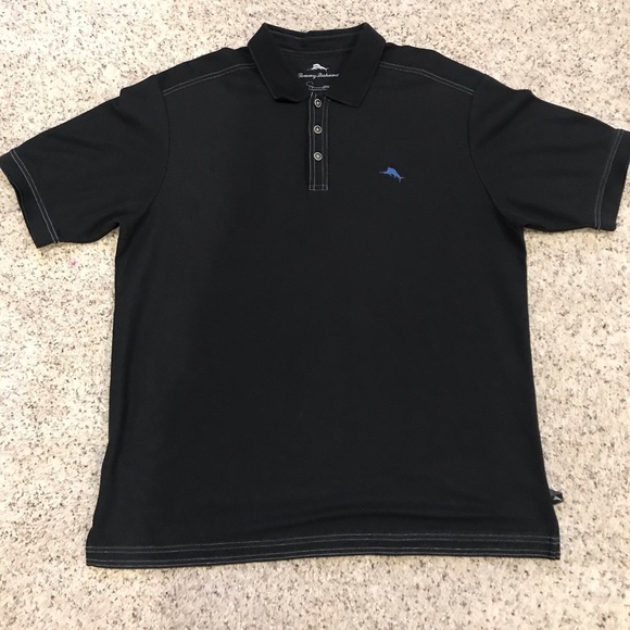 🌴 TOMMY BAHAMA - Black Size Large - Picture 3 of 7